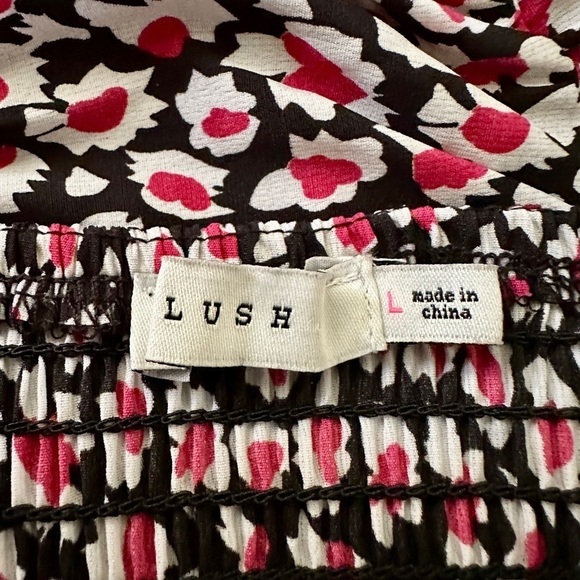 LUSH, NWOT, MINI SUNDRESS. SWEETHEART NECKLINE. SIZE L - Picture 6 of 7